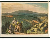 Schulwandbild "Harz mit Eckertal und Brocken"