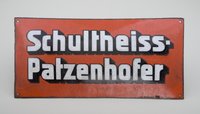 Reklameschild "Schultheiss Patzenhofer"
