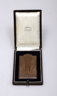 Medaille "Grüne Woche Berlin 1934 2. Preis für Milch…"