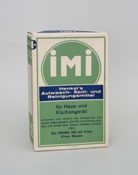 Schaupackung "IMI - Henkel’s Aufwasch- Spül- und Reinigungsmittel"