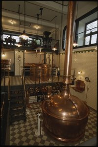Sudhaus aus einer Versuchsbrauerei von 1910, wiedererrichtet in der historischen Brauerei