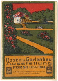 Rosen- und Gartenbau-Ausstellung (RUGA) in Forst (Lausitz) 1913