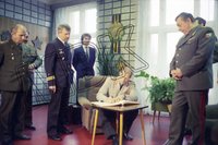 Fotografie: Besuch des Generalinspekteurs der Bundeswehr im Hauptquartier der WGT, Wünsdorf, 27. Januar 1994