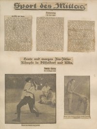 Album Erich Rahn; Zeitungsartikel in Sport des "Mittag"