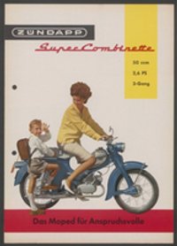 Prospekt: Zündapp Super-Combinette - Das Moped für Anspruchsvolle, Werbebroschüre